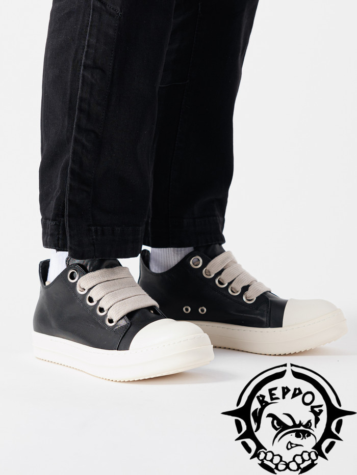 [buy more save more]thick shoelace leather low shoes sneaker (with og packing)