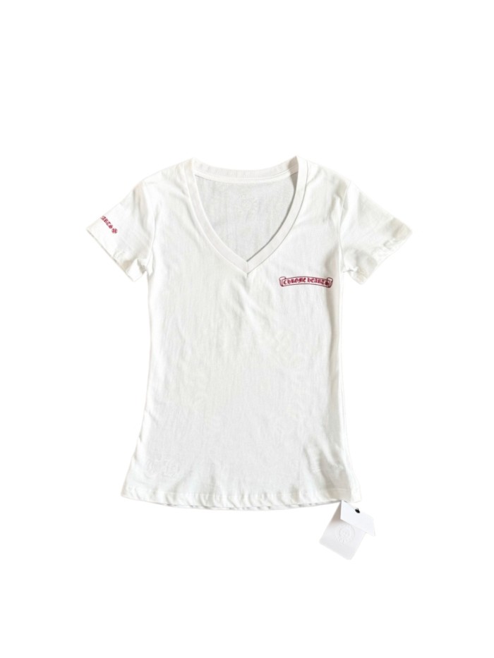 1:1 quality version Scroll Print V-Neck Tee for girls 29033514