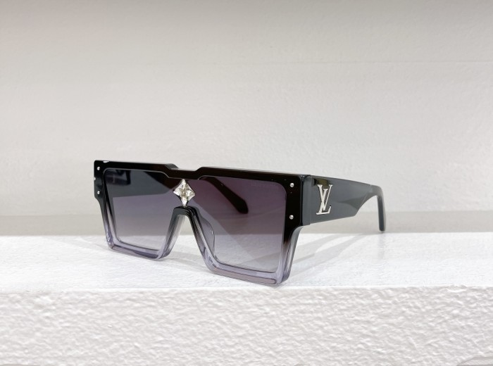 1:1 quality version Diamonds Large Square Frame Sun Protection Glasses 7 colors