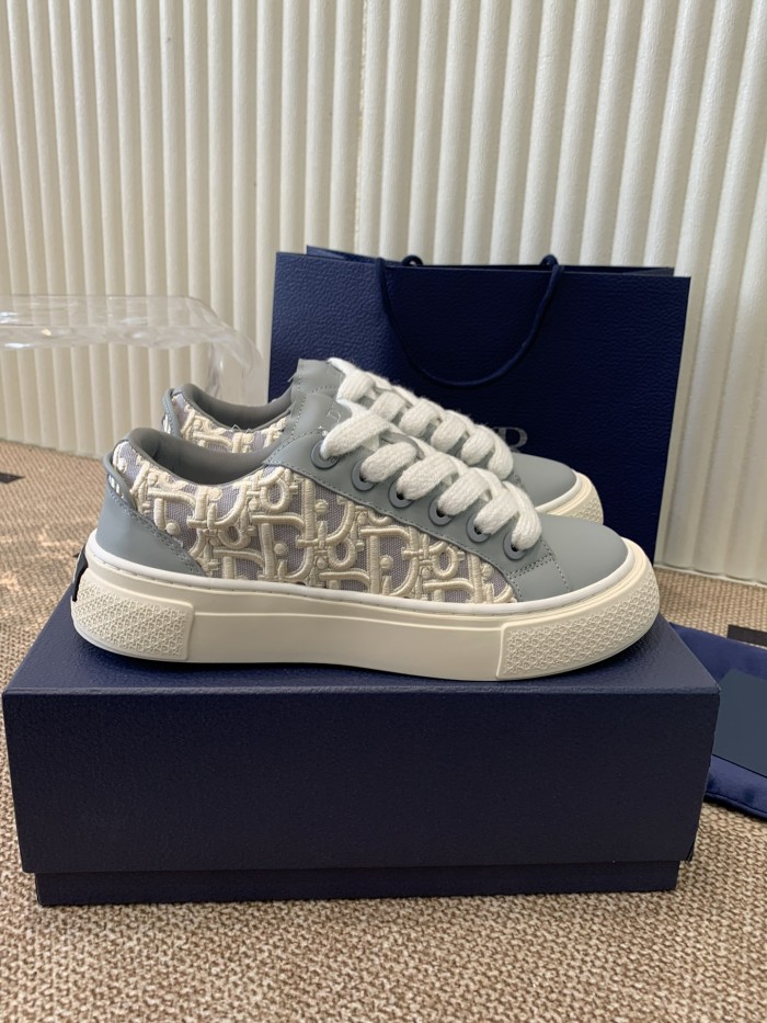 1:1 quality version Side Embroidered Logo Canvas Paneled Leather Patchwork Board Shoes 7 colors