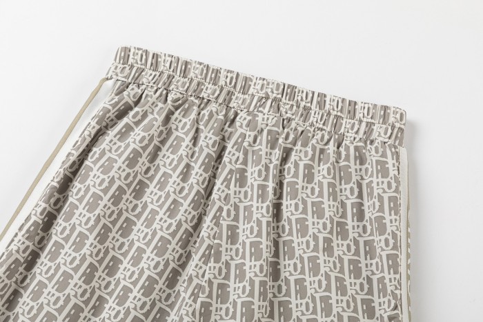 Khaki Kids Oblique Logo Print Shorts for Kids 29000499