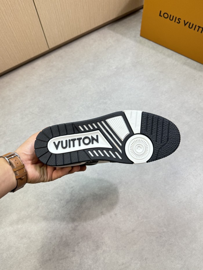 1:1 quality version 28367393 Leather and canvas patchwork Shoes 5 colors