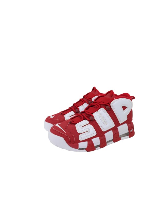 [plus-size shoes] 1:1 quality version Mid-Top Unisex Red and White Pippen Basketball Shoes 29030415