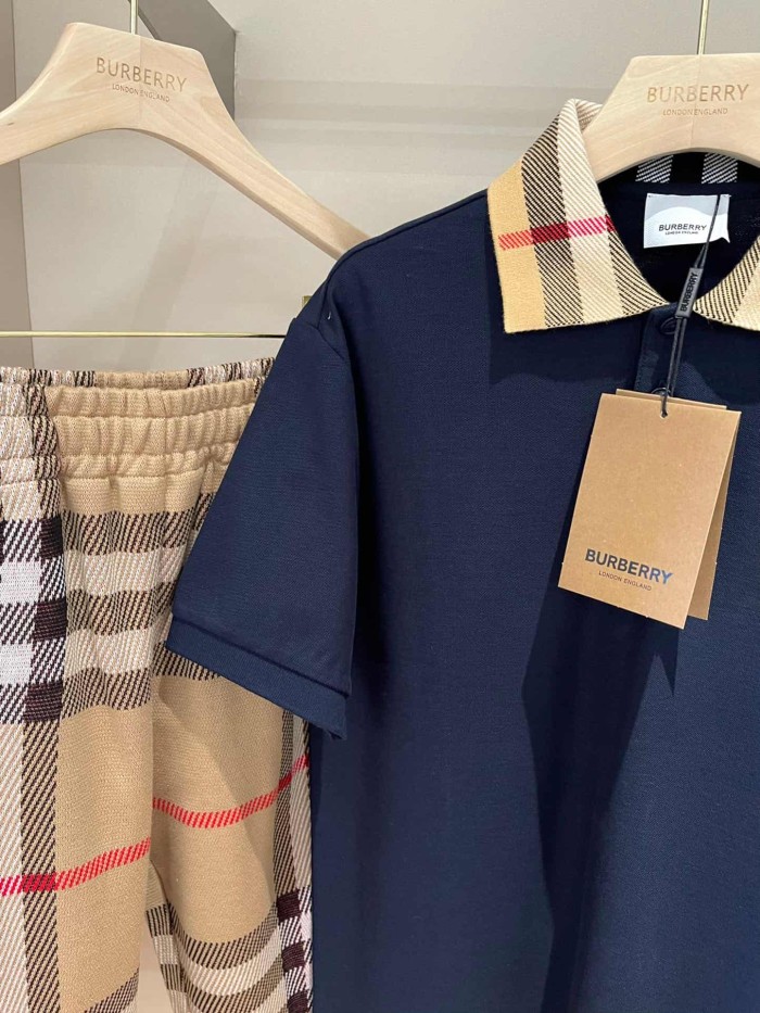 1:1 quality version Classic Check Collar Polo Tee 4 colors 29069301