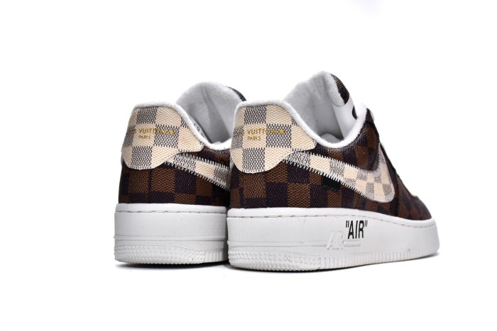 L  Trainer Sneaker x N  Air Force 1 Chocolate