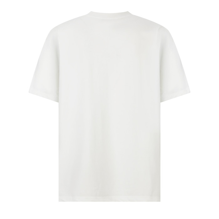 1:1 quality version 28312476 logo embroidered tee 2 colors