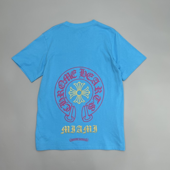 1:1 quality Color Block Horseshoe Print Pocket T-Shirt 29093594