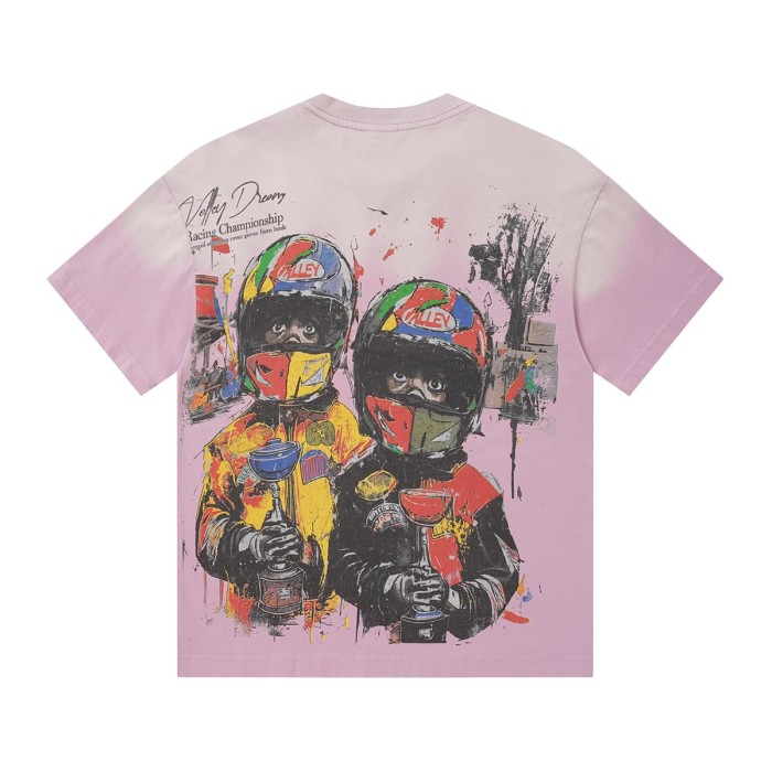 Racing Helmet Kid Print Washed Tee 2 colors 29047380