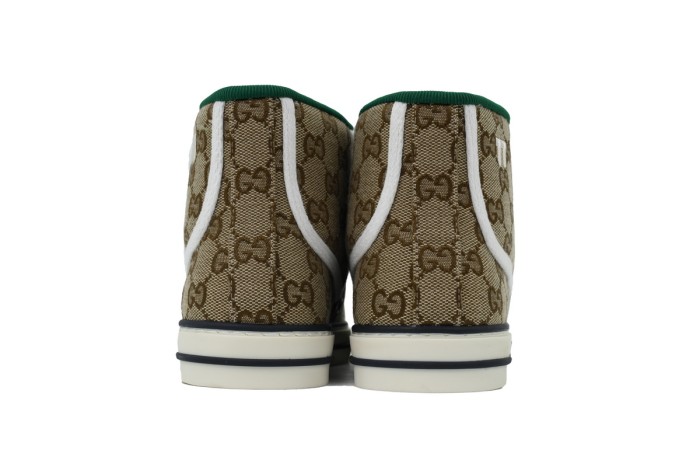 1:1 quality version Tennis 1977 Beige GG High Top Retro Sneakers 2 colors 28972702
