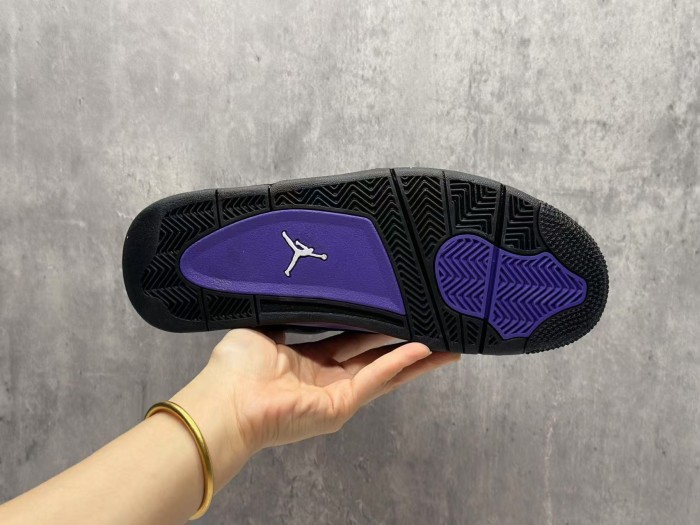 [plus-size shoes] Air @j4  “Purplr Thunder” Retro Basketball Shoes28707731