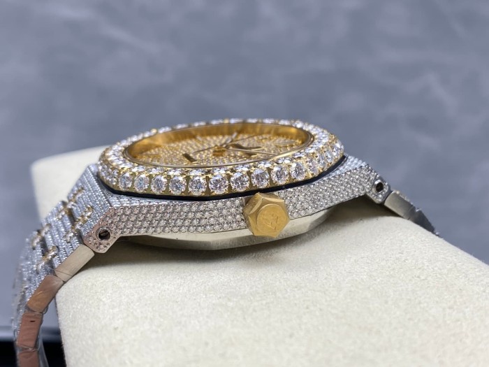 1:1 quality version Full Moissanite 15400 Mechanical Watch 21 colors【Dial diameter：41mm 】28773708