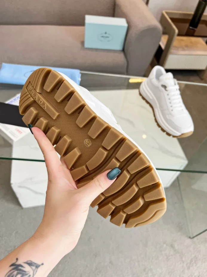 PRAX 01 DELAV SUEDE AND RE-NYLON SNEAKERS   PRD049