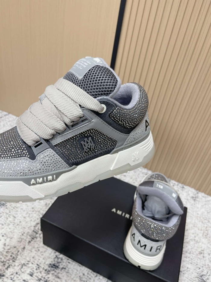 1:1 quality version Colorblocking full rhinestone low top thick bottom sneakers 8 colors 27632830