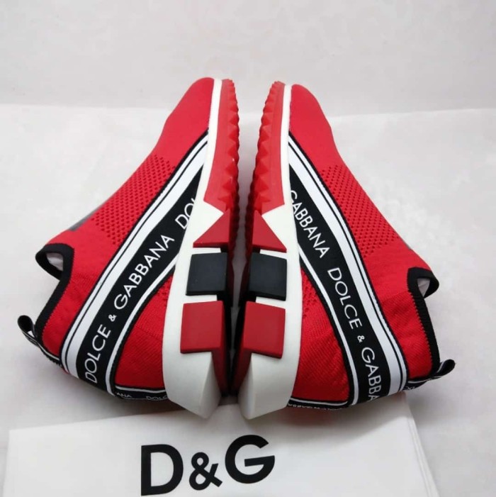 DOLCE    G@BB@N@ STRETCH MESH SORRENTO SNEAKERS WITH LOGO   DG049