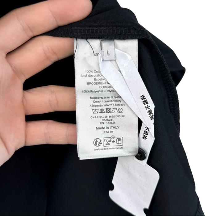 1:1 quality version Labeled Cotton Tee 2 colors 28797059