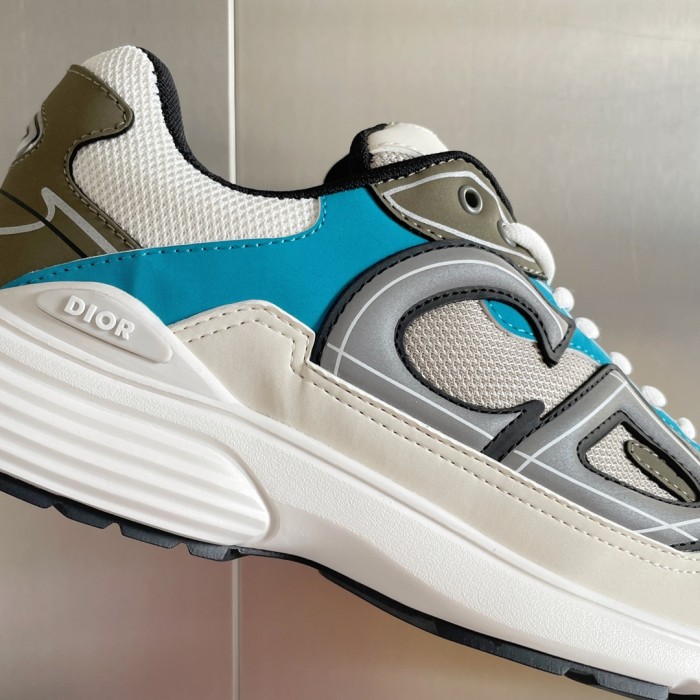 1:1 quality version Leather and mesh fabric patchwork reflective sneakers 35 colors 27736899