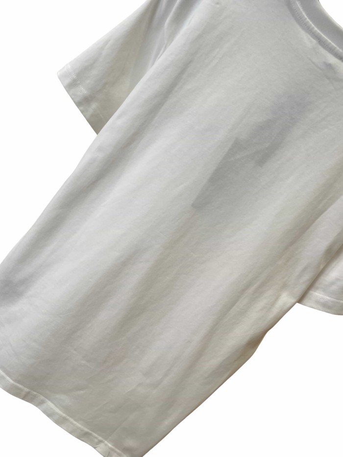 1:1 quality version Logo Embroidered Crew Neck T-shirt 3 colors 28960932