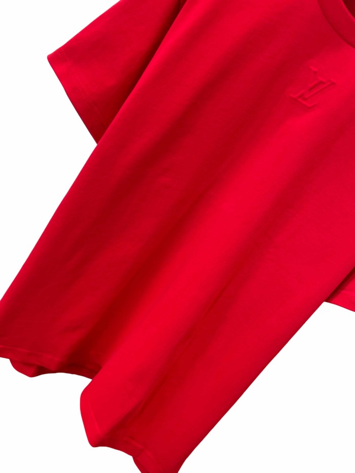 1:1 quality version Embossed Crew Neck T-Shirt 28968188