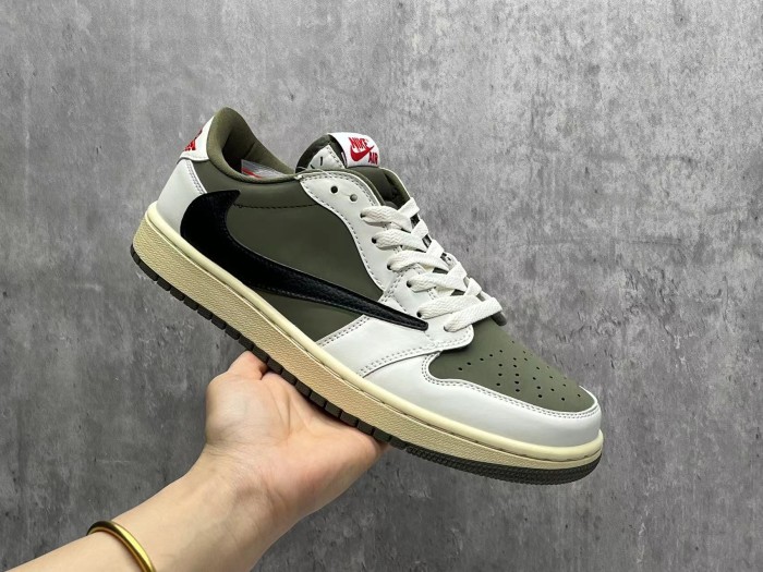 [plus-size shoes] Tr@vis Scott X Air @j1 Low OG “Medium Olive” 28624534