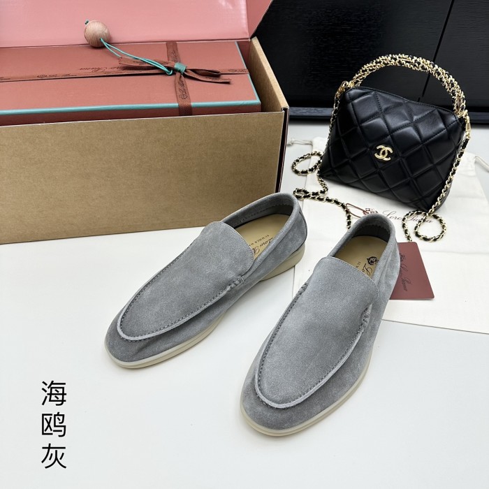 1:1 quality version Summer Walk Double-Layer Cowhide Flat Shoes 15 colors 28700726