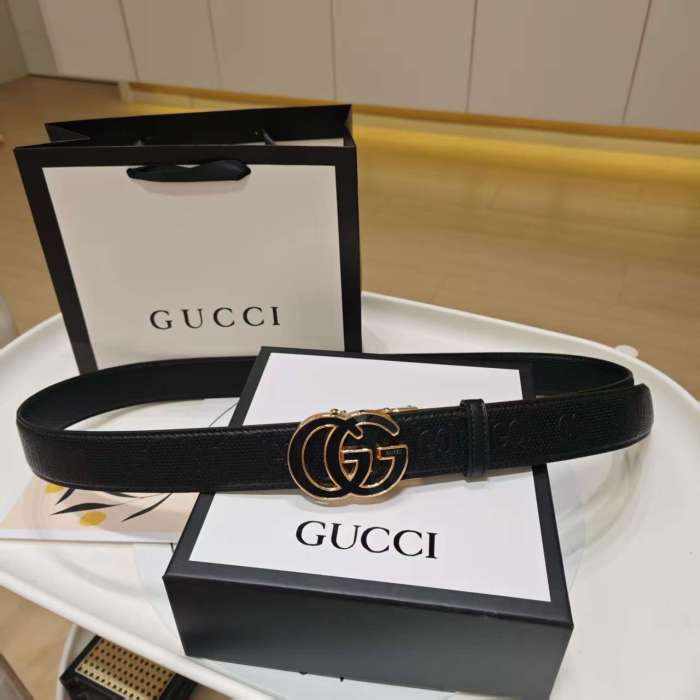 Classic Lychee Grain Embossed Belt【Width 3.5cm】 2 colors 28678831