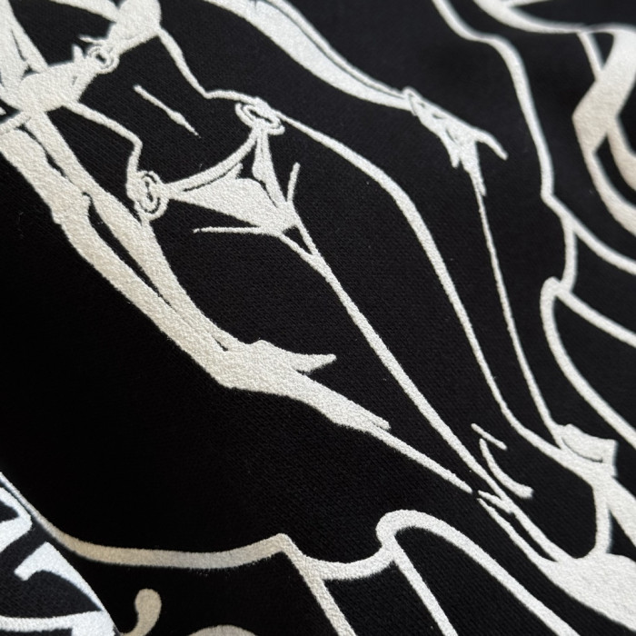 1:1 quality version Deadly Doll Collaboration Horseshoe Beauty Print Zipper Hoodie 28755496