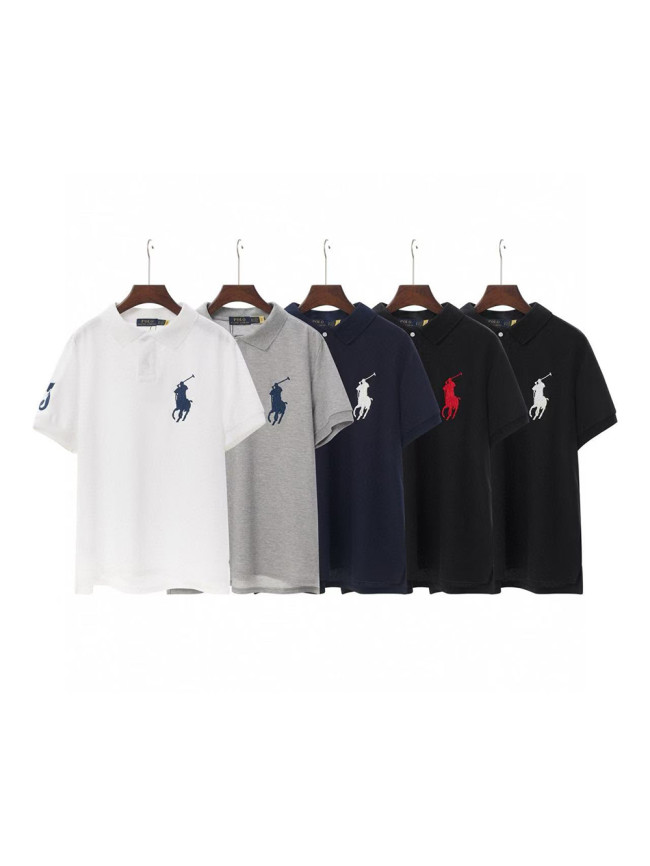 27972822 Chest Large logo embroidered polo shirt 5 colors