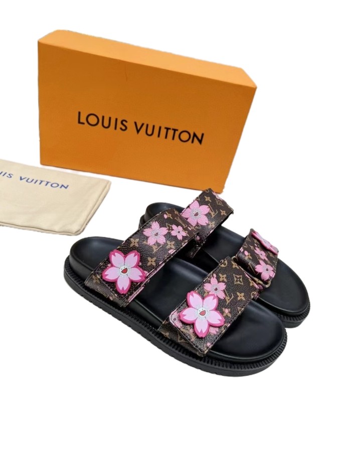 1:1 quality version 27968591 co-branded cherry blossom sandals