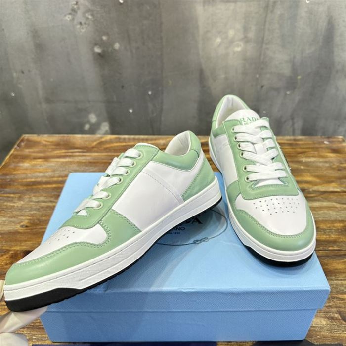 PR@DA@ DOWNTOWN LEATHER SNEAKERS   PRD088