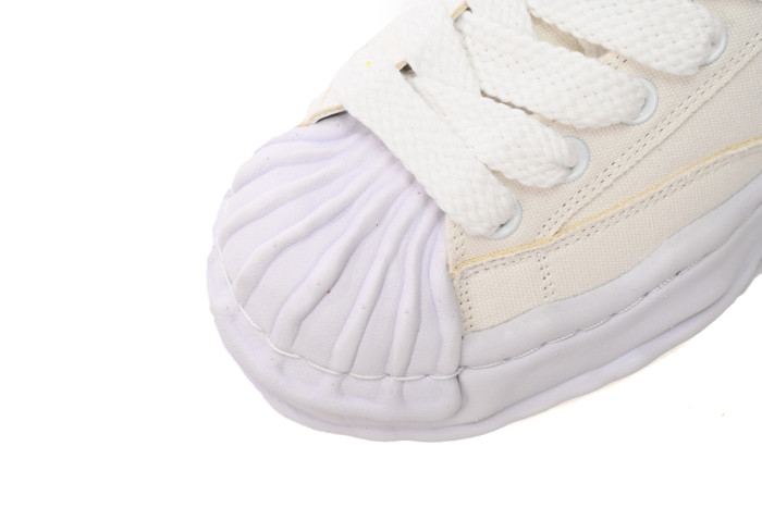 1:1 quality version M@ison Mih@r@ Blakey OG Sole Canvas Low White A08FW735 NO.763