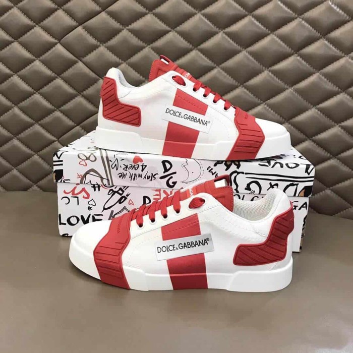 DOLCE    G@BB@N@ LOGO LOW-TOP SNEAKERS   DG91