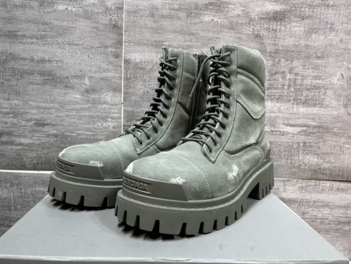 1:1 quality version Black and White Marble Spot High Top Martin Boots