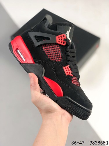 Generation 4 Black and Red Basketball Shoes