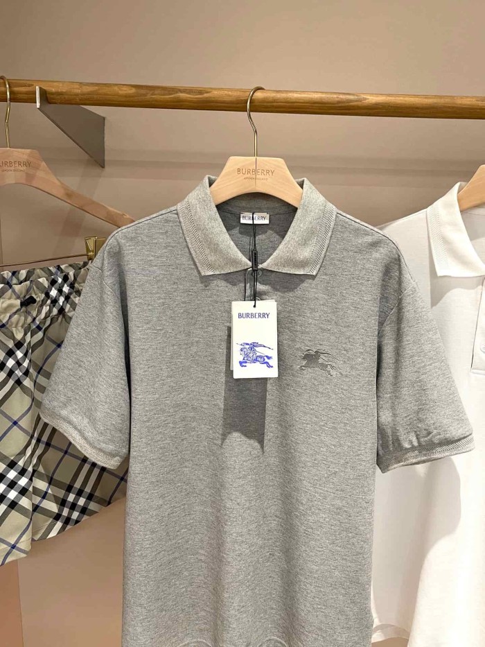 1:1 quality version Check Placket Embroidered Polo Tee 8 colors 29069300