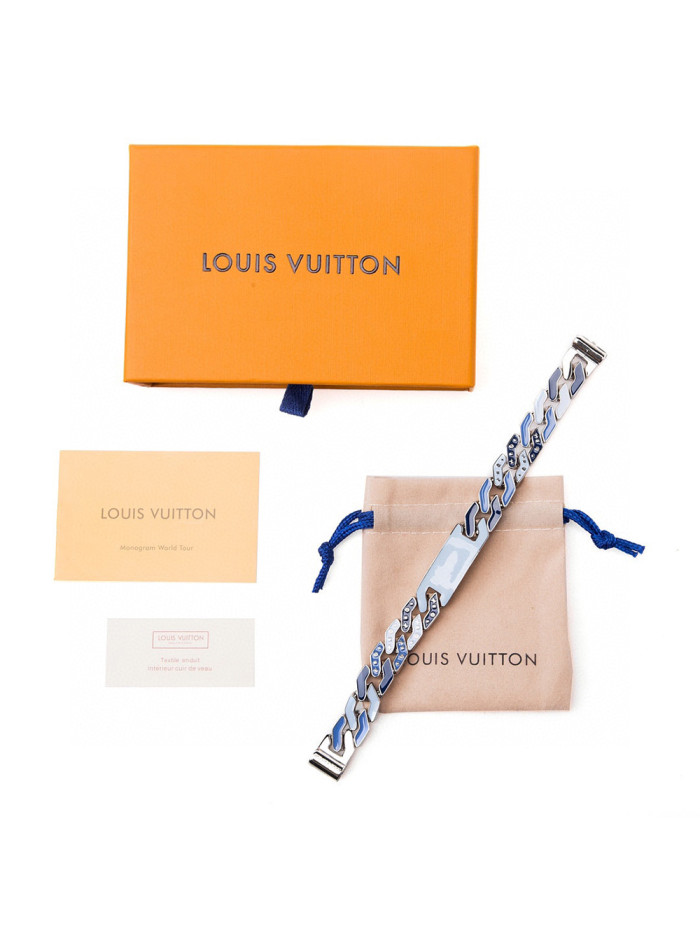 28183480 Aqua Blue Cuban Bracelet
