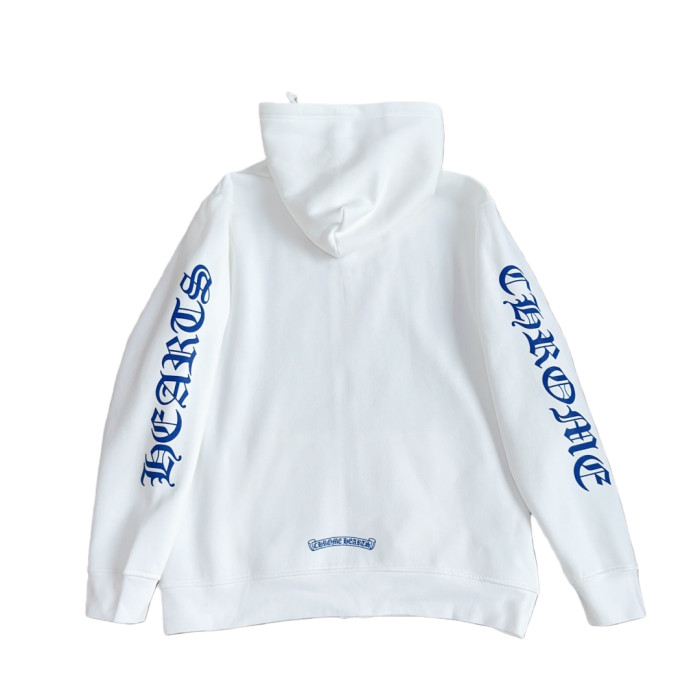 1:1 quality version Blue Sanskrit Print Zipper Hoodie 2 colors 28675448