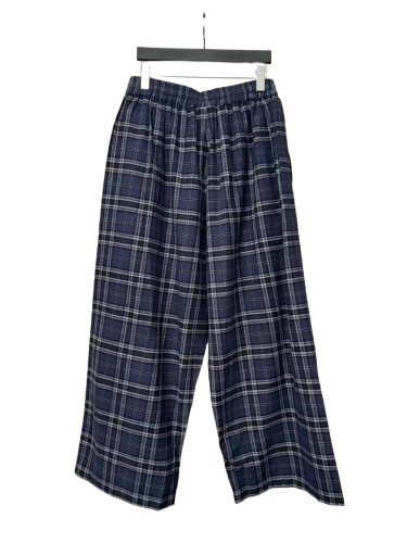 1:1 quality version plaid wide-leg pants 28456019
