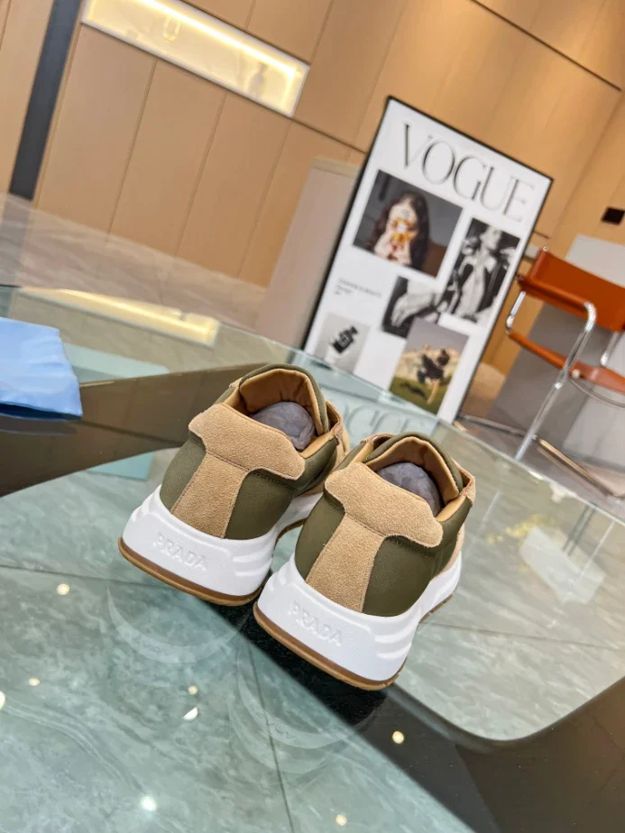 PRAX 01 DELAV SUEDE AND RE-NYLON SNEAKERS   PRD046