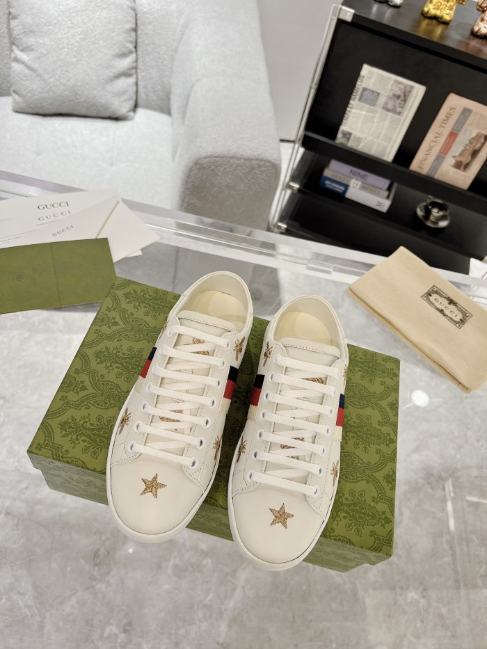 1:1 quality version 28382316 cowhide white shoes 3 colors