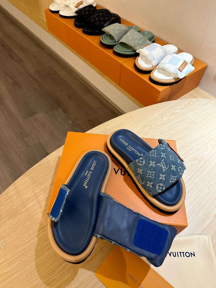 1:1 quality version 3D Logo Floral Velcro Sandals 10 colors 28661452