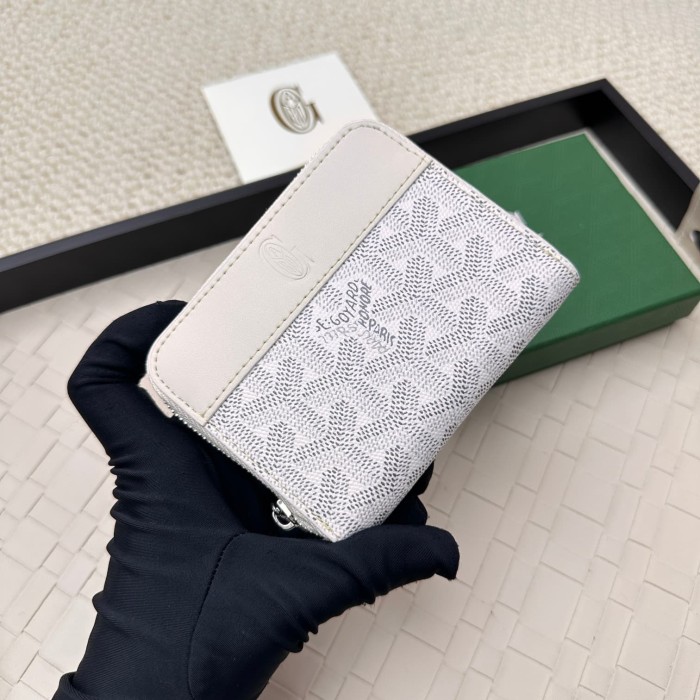 Monogram Coated Canvas Zip Around Wallet Card Organizer 10 colors 29092363