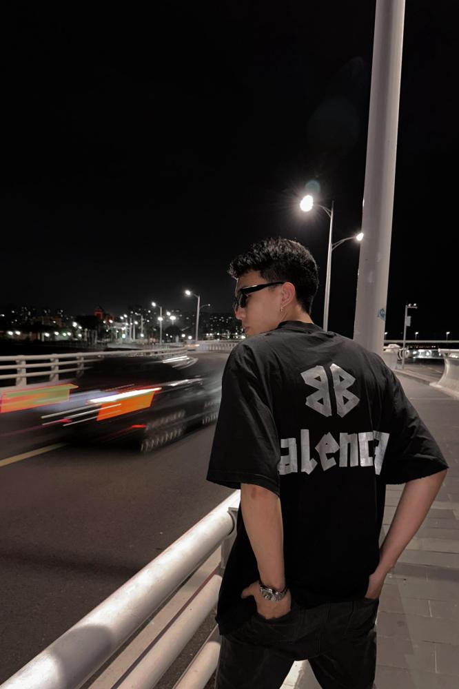 1:1 quality version 27977568 Tape Letter Print tee