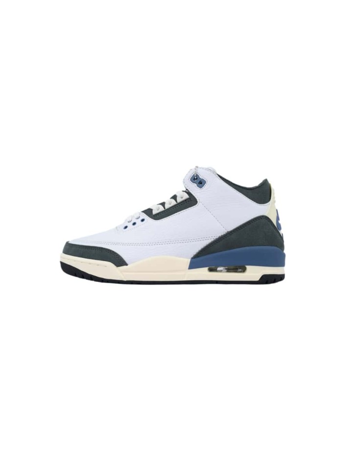 [plus-size shoes]Jordan 3   Midnight Green  Leather & Suede Basketball Shoes 29043127