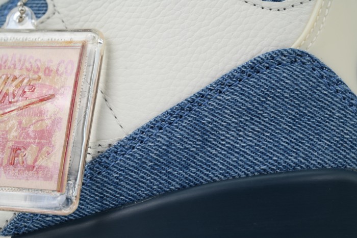 [plus-size shoes] 1:1 quality version Jordan 3 x Levi's White Blue Denim & Leather Basketball Shoes 29039820
