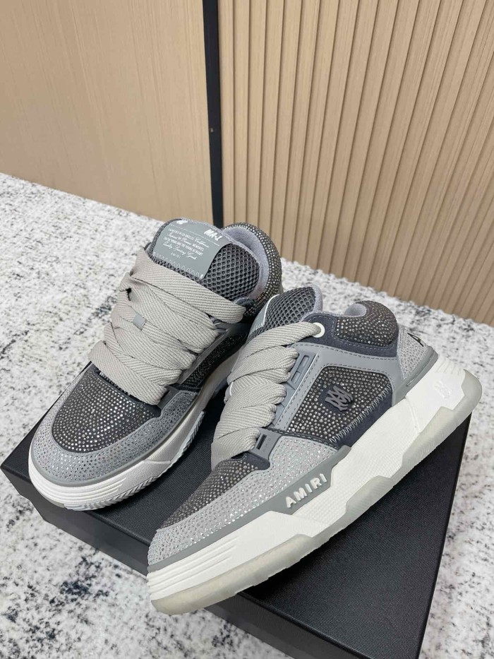 1:1 quality version Colorblocking full rhinestone low top thick bottom sneakers 8 colors 27632830