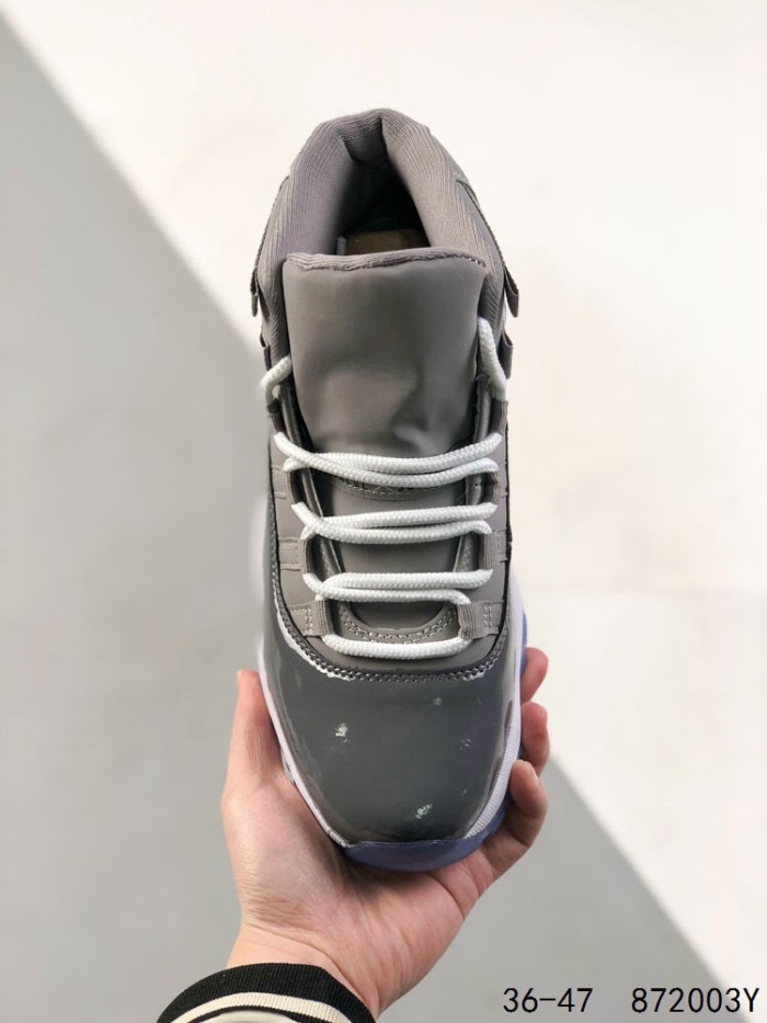 Generation 11 Cool Grey High Top Basketball Shoes