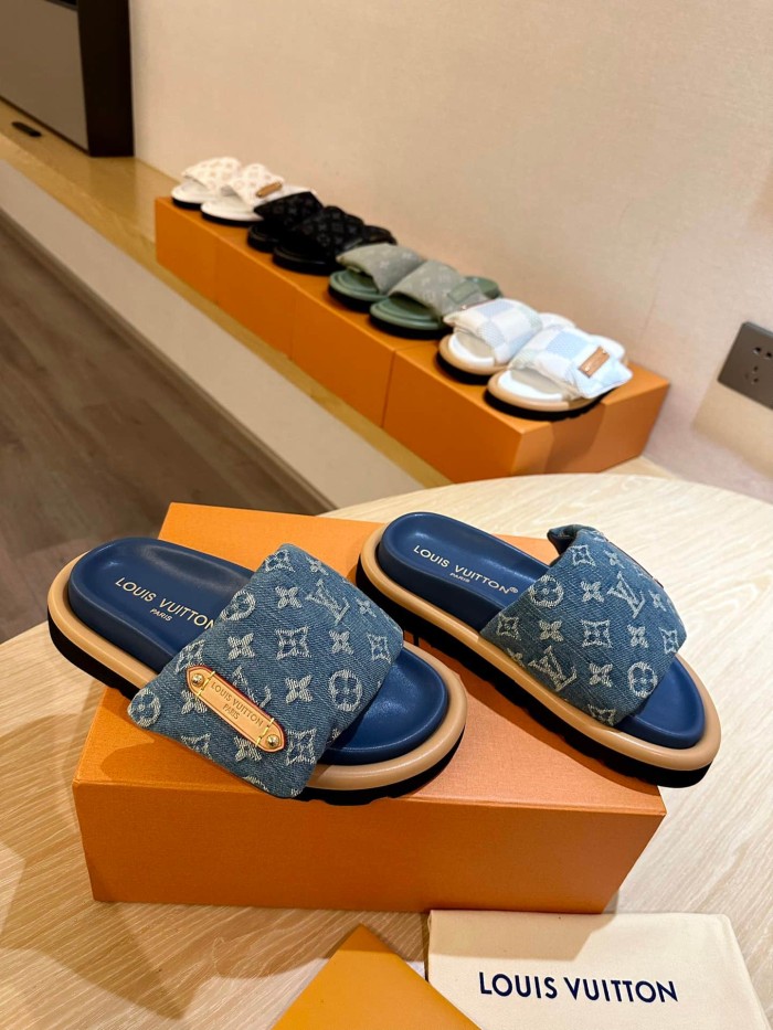 1:1 quality version 3D Logo Floral Velcro Sandals 10 colors 28661452