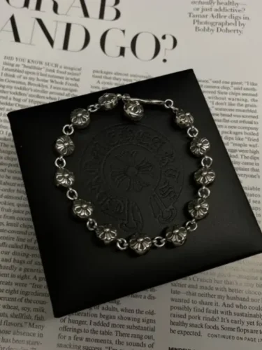 Crocus Heart Crucifix Bracelet