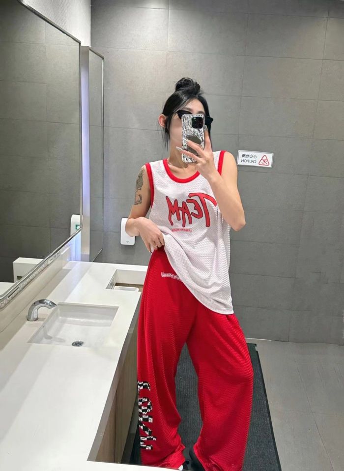 Mesh Long Athletic Reversible Tank Top  for girls 4 colors