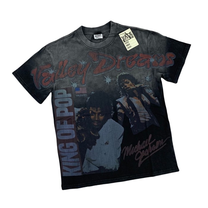 Vale Forever King Of Pop Printed Washed Version Tee